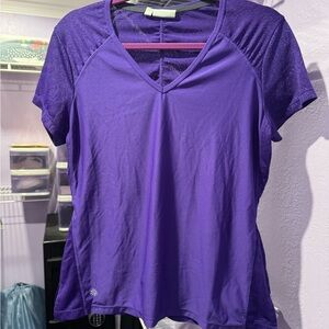 ATHLETA, semi-fitted, purple, like new